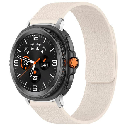xDfind Litchi Texture Magnetic Silicone Watch Band, For Samsung Galaxy Watch Ultra/Ultra 2025, For Samsung Galaxy Watch8 / 8 Classic