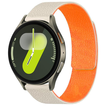 xDfind Litchi Texture Magnetic Silicone Watch Band, For Samsung Galaxy Watch 7 / 6 / 5 / FE, For Samsung Galaxy Fit3 SM-R390