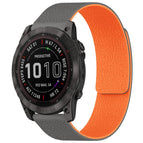 For Garmin Fenix 8/7X/6X/5X 26mm / Grey Orange