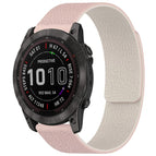 For Garmin Fenix 8/7X/6X/5X 26mm / Pink Sstarlight