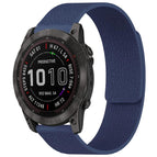 For Garmin Fenix 8/7X/6X/5X 26mm / Midnight Blue