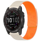 For Garmin Fenix 8/7X/6X/5X 26mm / Starlight Orange