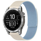 For Garmin Fenix 8/7/6/5 22mm / White Blue