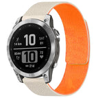 For Garmin Fenix 8/7/6/5 22mm / Starlight Orange