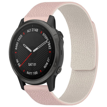 xDfind Litchi Texture Magnetic Silicone Watch Band, For Garmin Fenix 8/7S/6S/5S 20mm, For Garmin Forerunner 45 / 45S / Swim 2 18mm