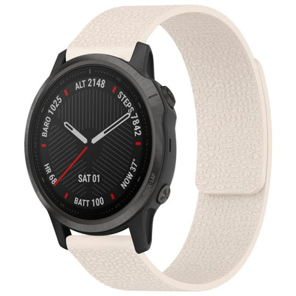 xDfind Litchi Texture Magnetic Silicone Watch Band, For Garmin Fenix 8/7S/6S/5S 20mm, For Garmin Forerunner 45 / 45S / Swim 2 18mm