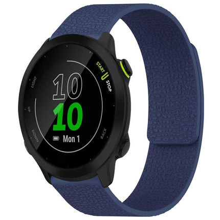 xDfind Litchi Texture Magnetic Silicone Watch Band, For Garmin Fenix 8/7S/6S/5S 20mm, For Garmin Forerunner 45 / 45S / Swim 2 18mm