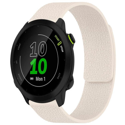 xDfind Litchi Texture Magnetic Silicone Watch Band, For Garmin Fenix 8/7S/6S/5S 20mm, For Garmin Forerunner 45 / 45S / Swim 2 18mm