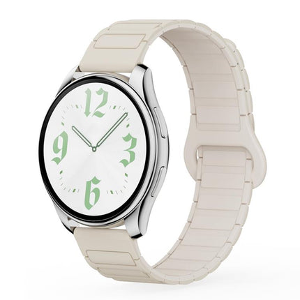 xDfind Reverse Buckle Tri-beads Magnetic Silicone Watch Band, 20mm, 22mm