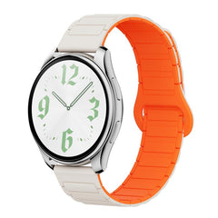 xDfind Reverse Buckle Tri-beads Magnetic Silicone Watch Band