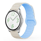 22mm / White Misty Blue