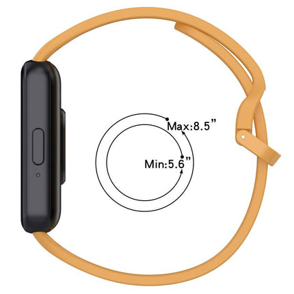 xDfind Colorful Buckle Solid Color Breathable Silicone Watch Band, For Samsung Galaxy Fit3