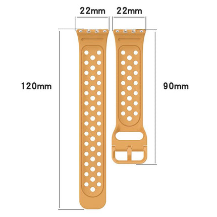 xDfind Colorful Buckle Solid Color Breathable Silicone Watch Band, For Samsung Galaxy Fit3