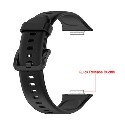 xDfind Quick Release Solid Color Silicone Watch Band, For Huawei Watch Fit 2
