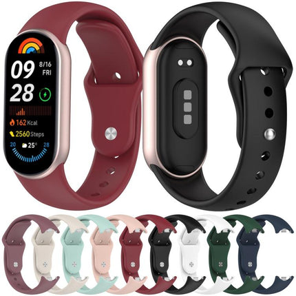 xDfind Reverse Buckle Silicone Watch Band, For Xiaomi Smart Band 10 / 9 / 8