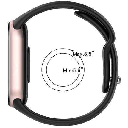 xDfind Reverse Buckle Silicone Watch Band, For Xiaomi Smart Band 10 / 9 / 8