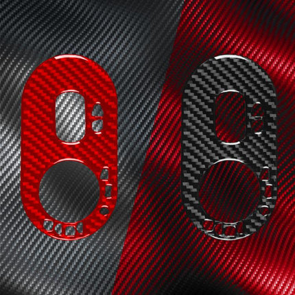 Carbon Fiber Car Headlight Switch Decorative Sticker for SEAT Ibiza 2003-2008, Right Driver, Headlight Switch, Right Driver