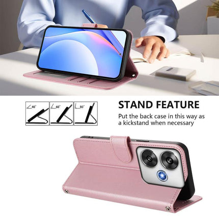 Litter Panda Embossing RFID Leather Phone Case with Lanyard, For Xiaomi Poco F6, For Xiaomi Poco F7, For Xiaomi Poco F6 Pro, For Xiaomi Poco X6 Neo
