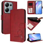 For Redmi Note 13 Pro 4G / Note 14S / Wine Red