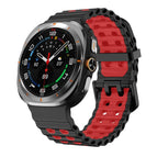 For Galaxy Watch9 / 8 / 8 Classic / Black Red