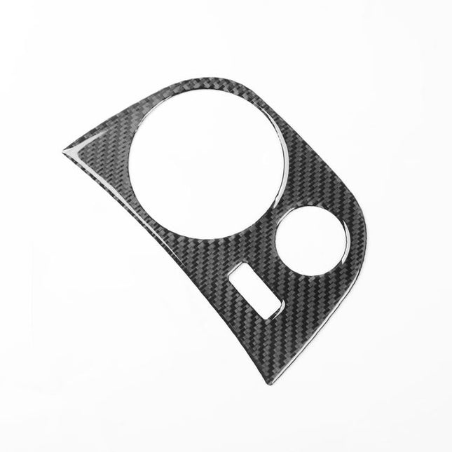 Carbon Fiber Car Water Cup Panel Decorative Sticker for SEAT Leon 2005-2012, Water Cup Panel, Left Driver, Water Cup Panel, Right Driver