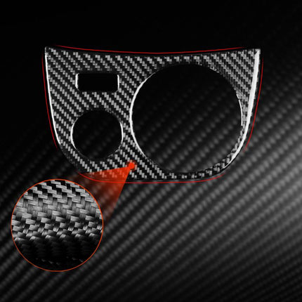 Carbon Fiber Car Water Cup Panel Decorative Sticker for SEAT Leon 2005-2012, Water Cup Panel, Left Driver, Water Cup Panel, Right Driver