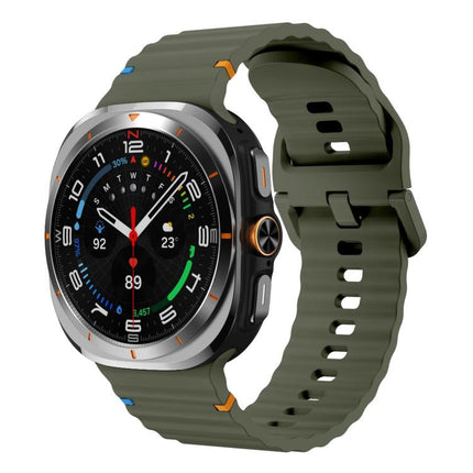 xDfind Wave Stitching Silicone Watch Band, For Galaxy Watch Ultra2 2026 / 2025 / 1 2024