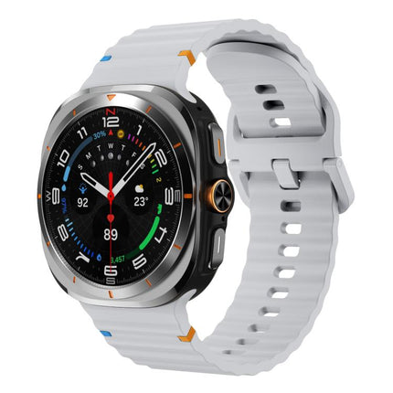 xDfind Wave Stitching Silicone Watch Band, For Galaxy Watch Ultra2 2026 / 2025 / 1 2024