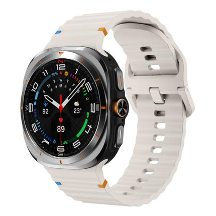 xDfind Wave Stitching Silicone Watch Band, For Galaxy Watch Ultra2 2026 / 2025 / 1 2024