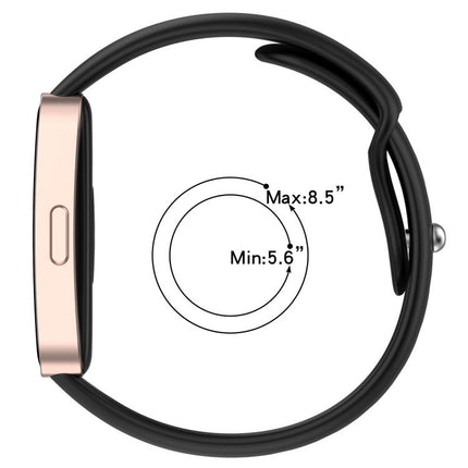 xDfind Reverse Buckle Silicone Watch Band, For Huawei Band 10 / 9 / 8