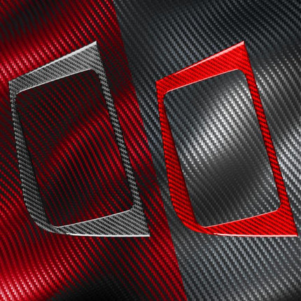 Carbon Fiber Car Center Console Panel Decorative Sticker for SEAT Leon 2005-2012, Center Console Panel, Left Driver, Center Console Panel, Right Driver
