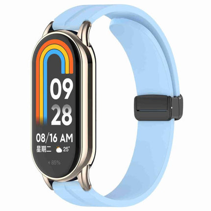 xDfind Folding Buckle Silicone Watch Band, 12mm