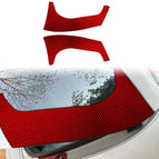 Rear Windshield / Red