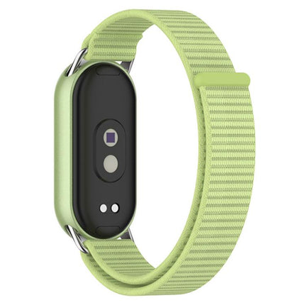 xDfind Metal Connector Nylon Braided Loop Watch Band, For Xiaomi Smart Band 10 / 9 / 8 / NFC