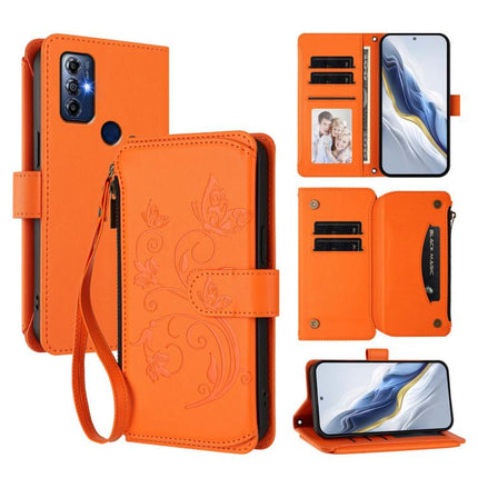 Butterfly Love Flower Multi-card Zipper Wallet Leather Phone Case, For Motorola Moto G 5G 2023 Global, For Motorola Moto G Play 2023, For Motorola Moto G72