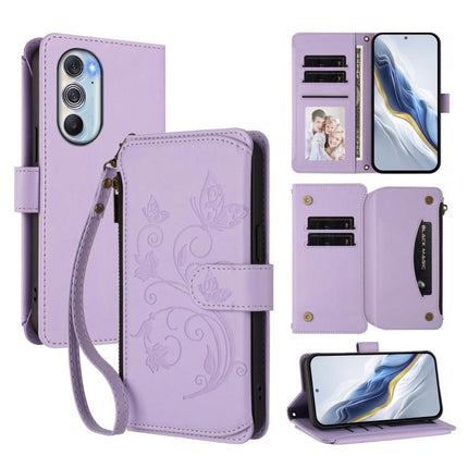 Butterfly Love Flower Multi-card Zipper Wallet Leather Phone Case, For Motorola Moto G22 4G / E32s, For Motorola Edge X30 5G / S30 Pro, For Motorola Edge 2022 / 5G UW 2022