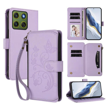Butterfly Love Flower Multi-card Zipper Wallet Leather Phone Case, For Motorola Moto X70 Air / Edge 70 5G, For Motorola Moto G06 4G, For Motorola Edge 60 Pro / 60s Pro