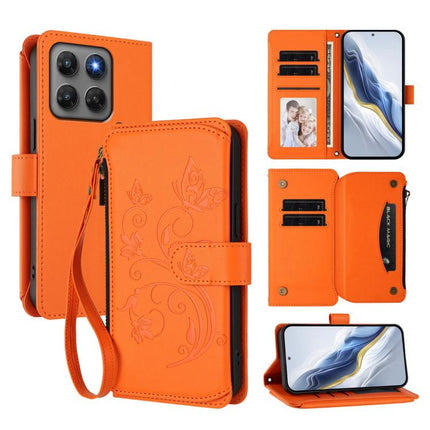 Butterfly Love Flower Multi-card Zipper Wallet Leather Phone Case, For Motorola Moto G Max / G87 / G77 / G67, For Motorola Moto G47 / G37 Power 5G, For Motorola Edge 70 Pro 5G