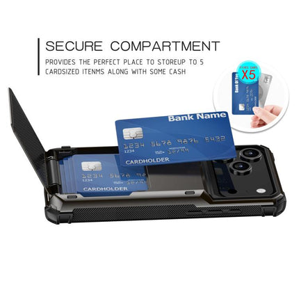 Scratch-Resistant Shockproof Heavy Duty Rugged Armor Phone Case, For iPhone 18 Pro, For iPhone 18 Pro Max, For iPhone 17 Pro Max
