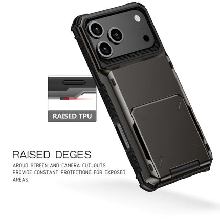 Scratch-Resistant Shockproof Heavy Duty Rugged Armor Phone Case, For iPhone 18 Pro, For iPhone 18 Pro Max, For iPhone 17 Pro Max