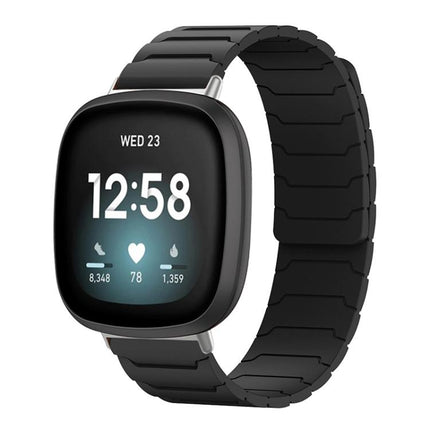xDfind Magnetic Silicone Watch Band, For Fitbit Versa 4 / 3 / Sense 2 / Sense