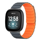 For Fitbit Versa 4 / 3 / Sense 2 / Sense / Grey Orange
