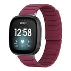 For Fitbit Versa 4 / 3 / Sense 2 / Sense / Wine Red