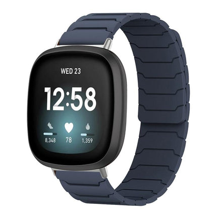 xDfind Magnetic Silicone Watch Band, For Fitbit Versa 4 / 3 / Sense 2 / Sense