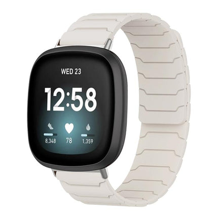xDfind Magnetic Silicone Watch Band, For Fitbit Versa 4 / 3 / Sense 2 / Sense