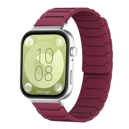 xDfind Magnetic Silicone Watch Band, For Huawei Watch Fit4 / Fit4 Pro / Fit3