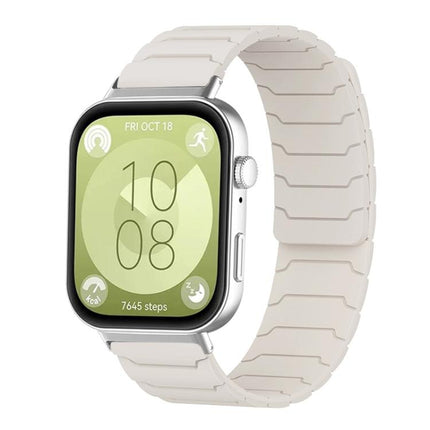 xDfind Magnetic Silicone Watch Band, For Huawei Watch Fit4 / Fit4 Pro / Fit3