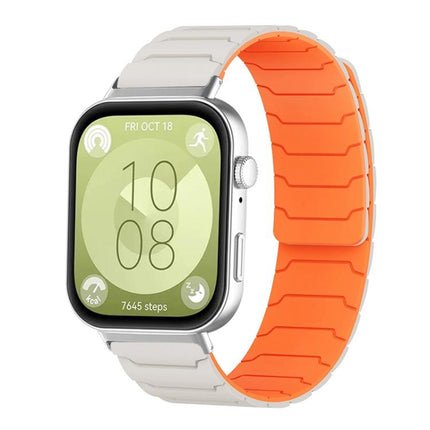 xDfind Magnetic Silicone Watch Band, For Huawei Watch Fit4 / Fit4 Pro / Fit3