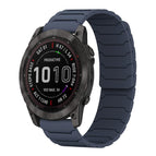 For Garmin Fenix 8/7X/6X/5X 26mm / Midnight Blue