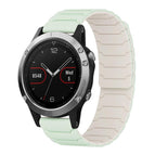 For Garmin Fenix 8/7/6/5 22mm / Mint Green Starlight
